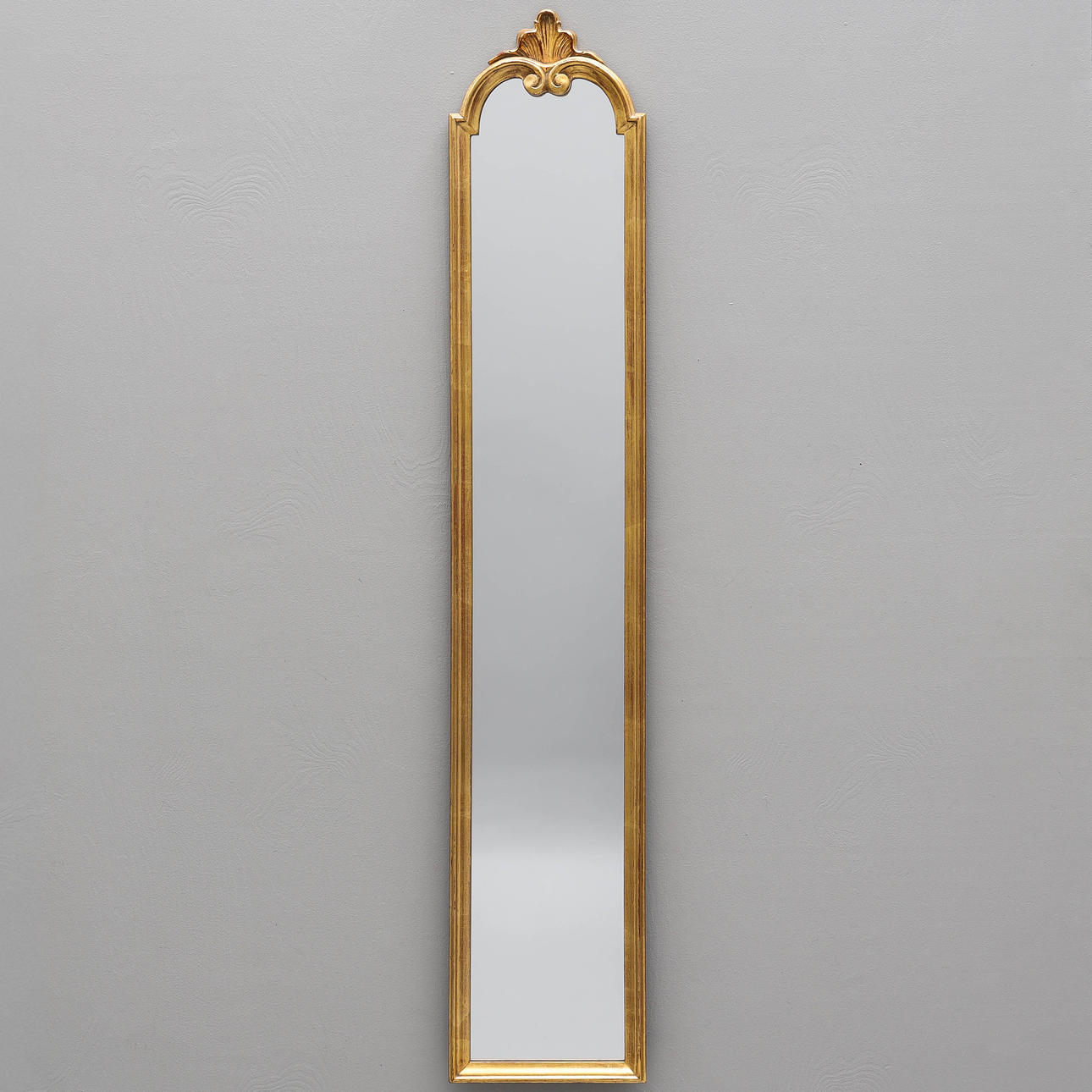 SPEGEL, samtida, höjd 123 cm, bredd 23 cm.