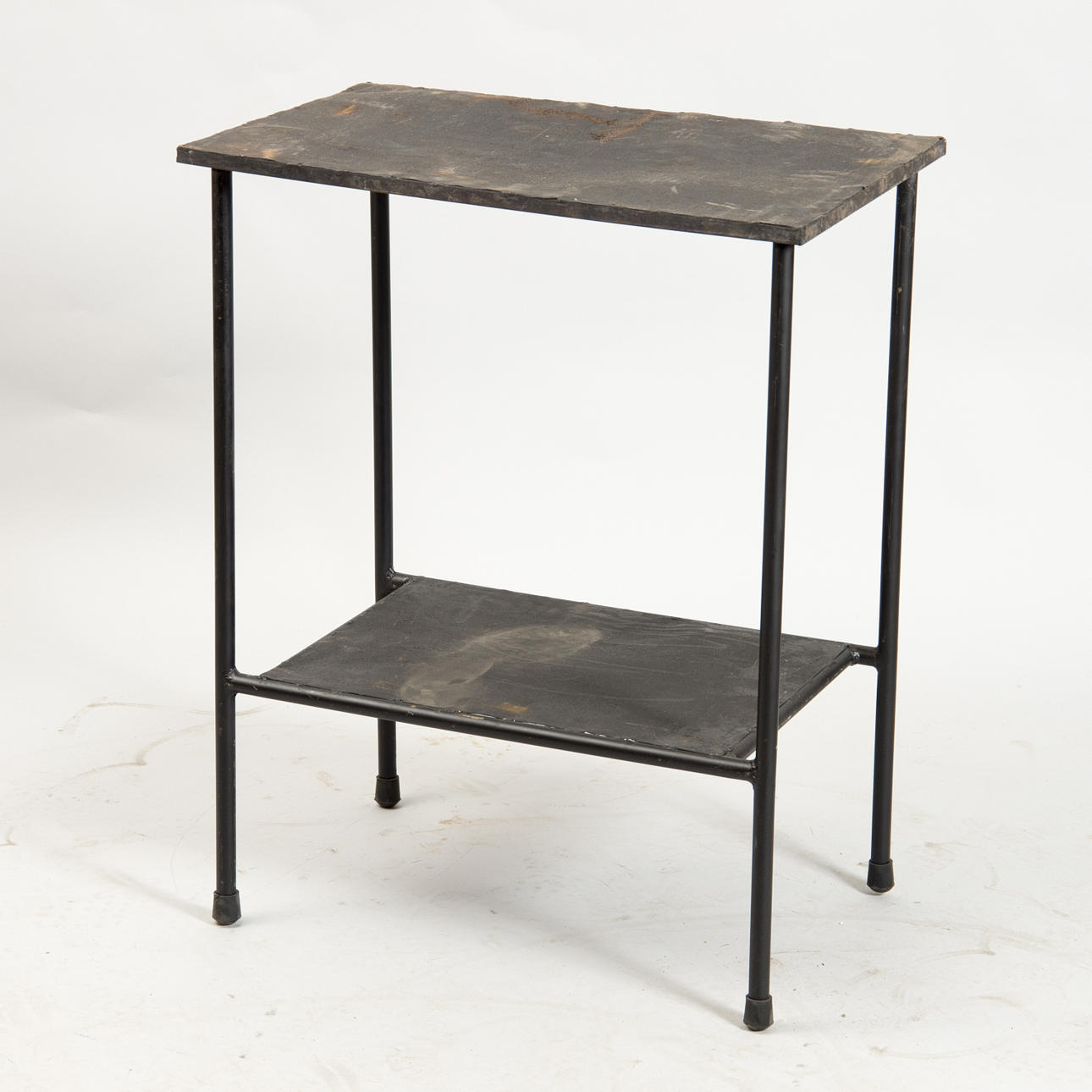 PLANTERINGSBORD, svartmålad metall, industridesign.