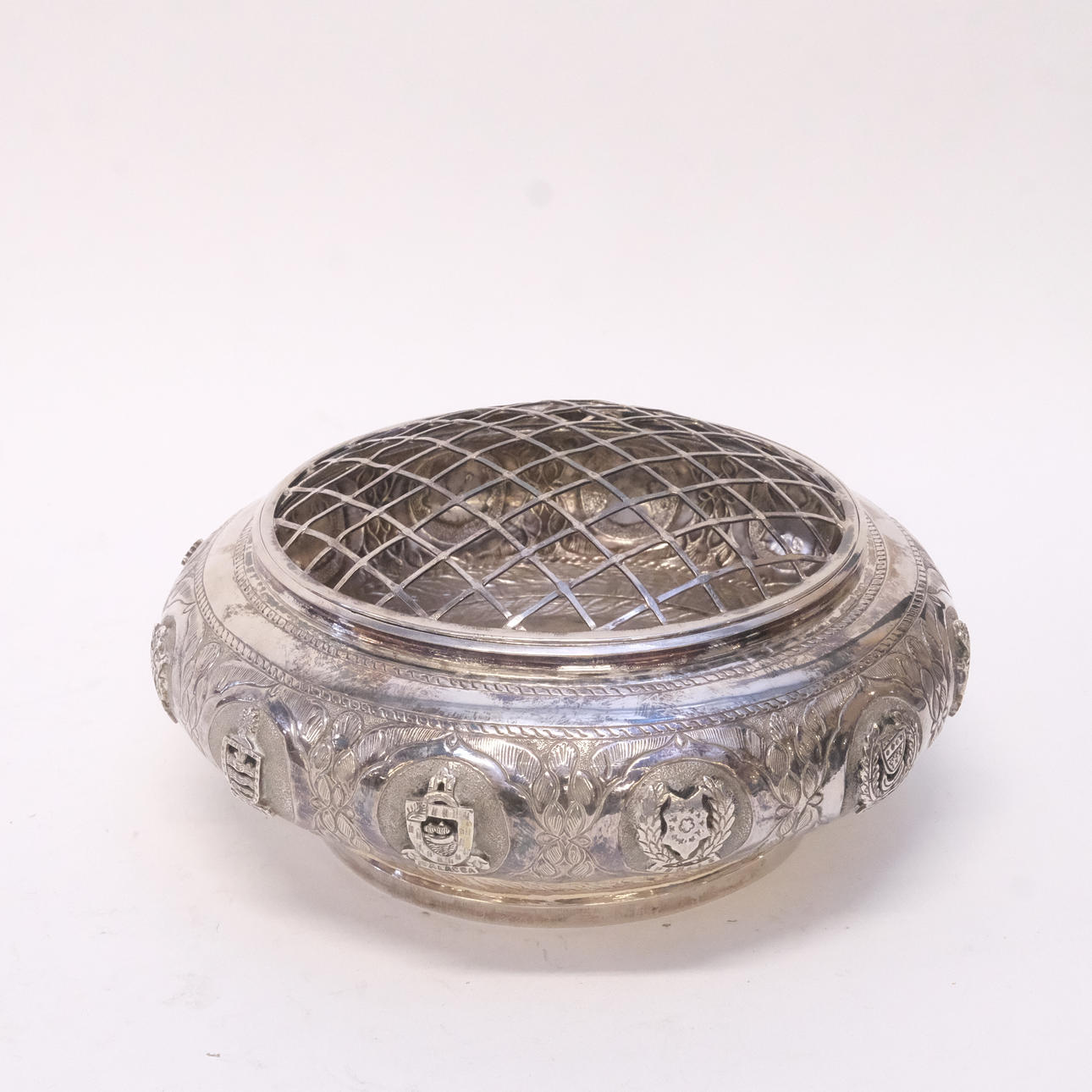 ROSENSKÅL, SILVER.