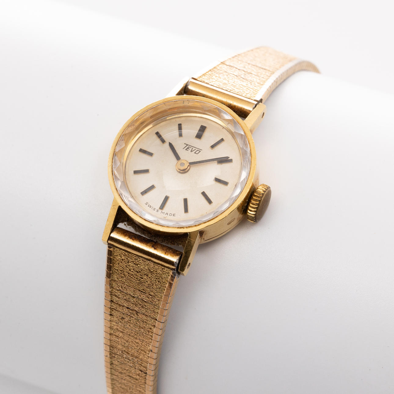 ARMBANDSUR, Tevo, 18K guld, Manuell.