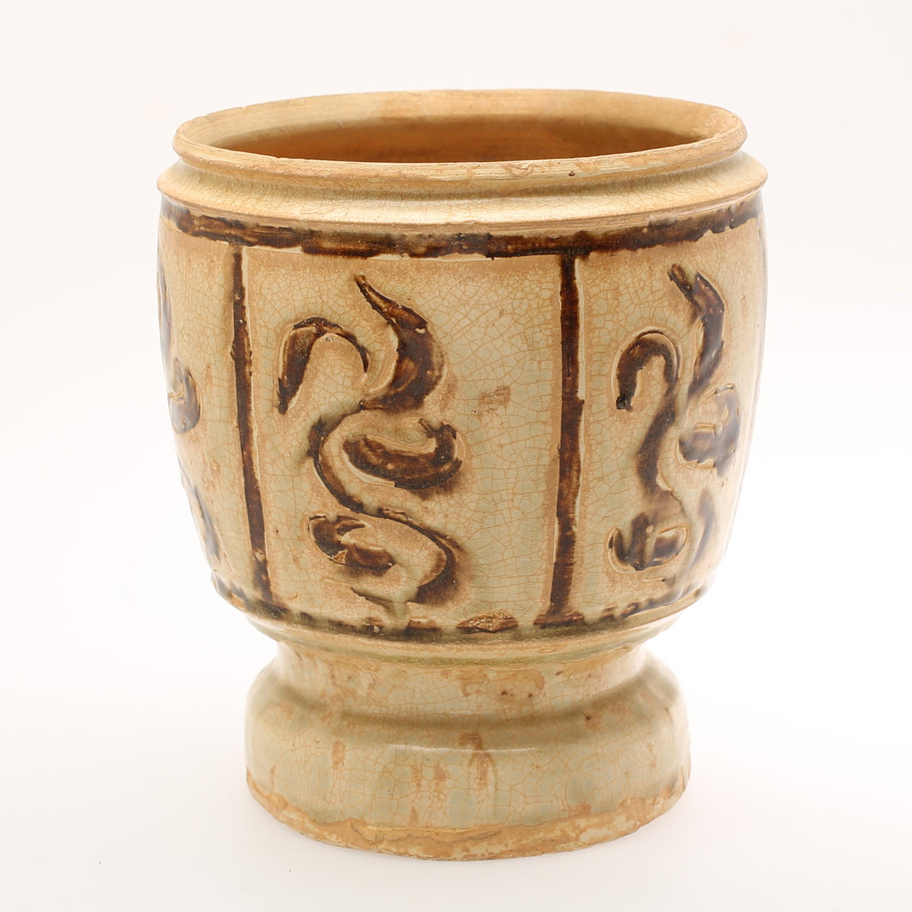 URNA, glaserad lergods, troligen 1000-tal. Vietnam.