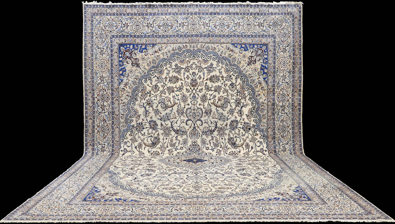 SLOTTSMATTA, Nain med silke inslag, 670 x 410 cm.