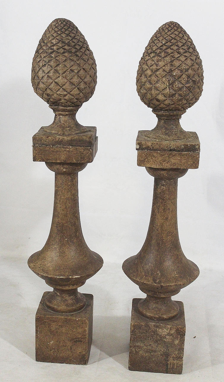 TRÄDGÅRDSSKULPTURER, ett par, stenmassa, 2000-tal.