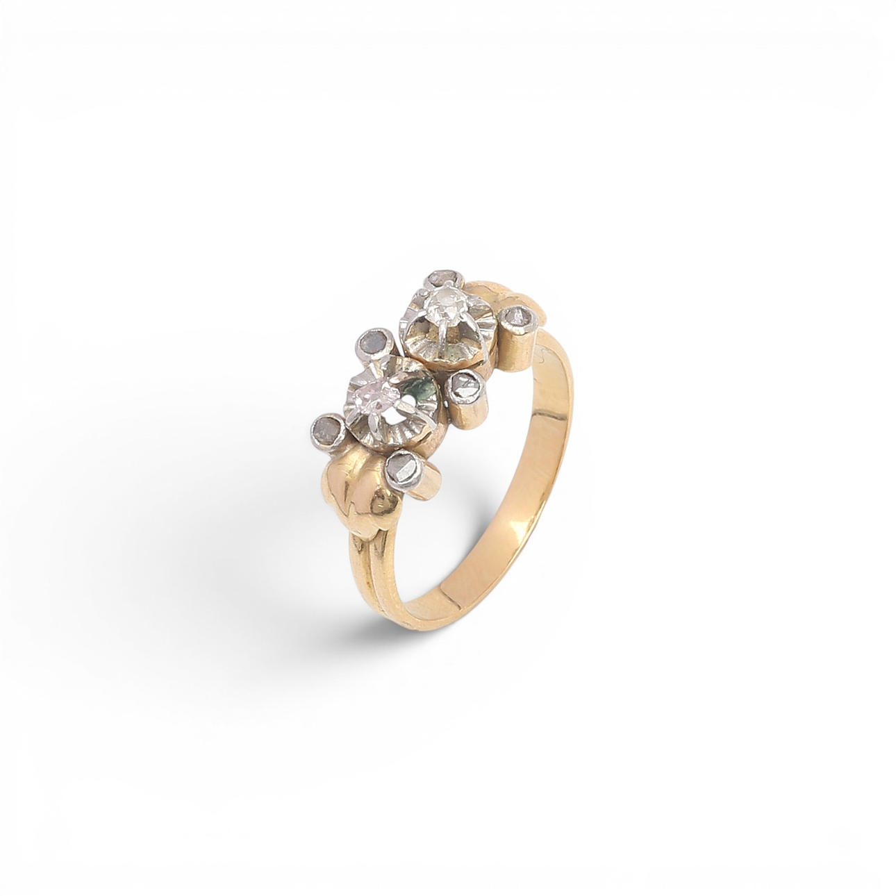 Diamonds ring, mid 20th Century.