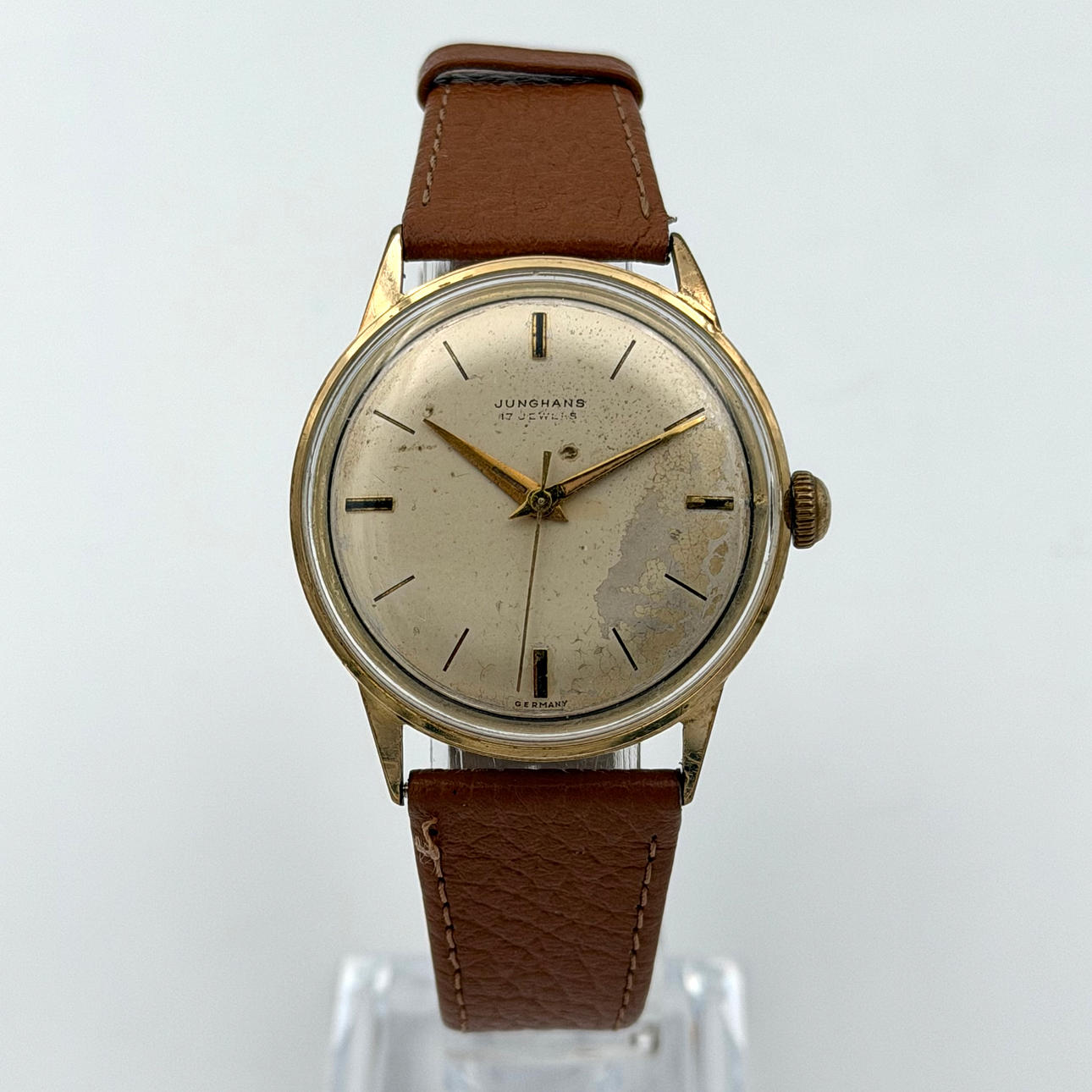 JUNGHANS, armbandsur, 1960/70-tal, manuell, gulddouble´.
