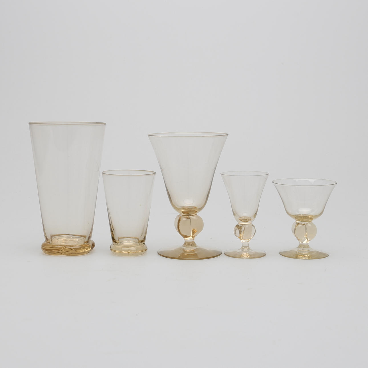 GLASSERVIS, 44 delar, Skruf, 1940-tal.