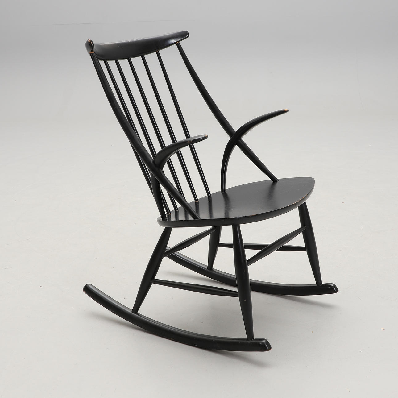 ILLUM WIKKELSO. Rocking chair, 