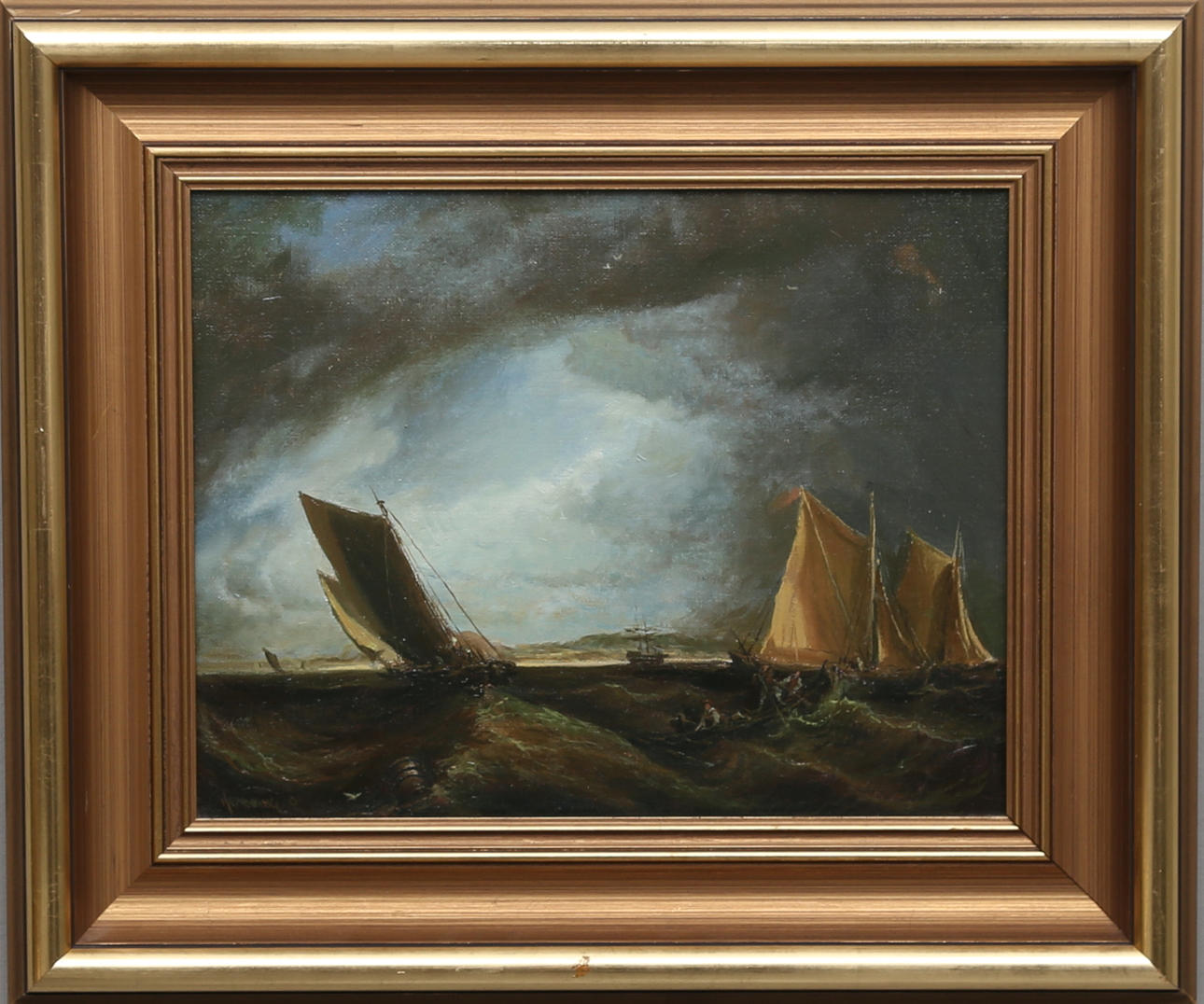 HENNING ÖFVERBECK. Olja på duk, signerad.