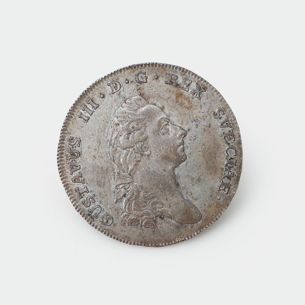 SILVERMYNT, 1/3 Riksdaler, Gustav III, 1776.