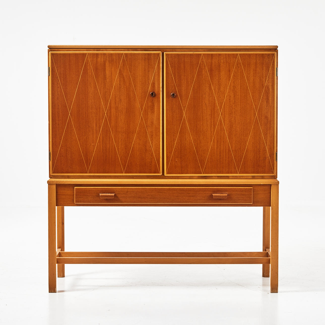 CARL-AXEL ACKING. Cabinet, Nordiska Kompaniet, 1940s, veneered in ...