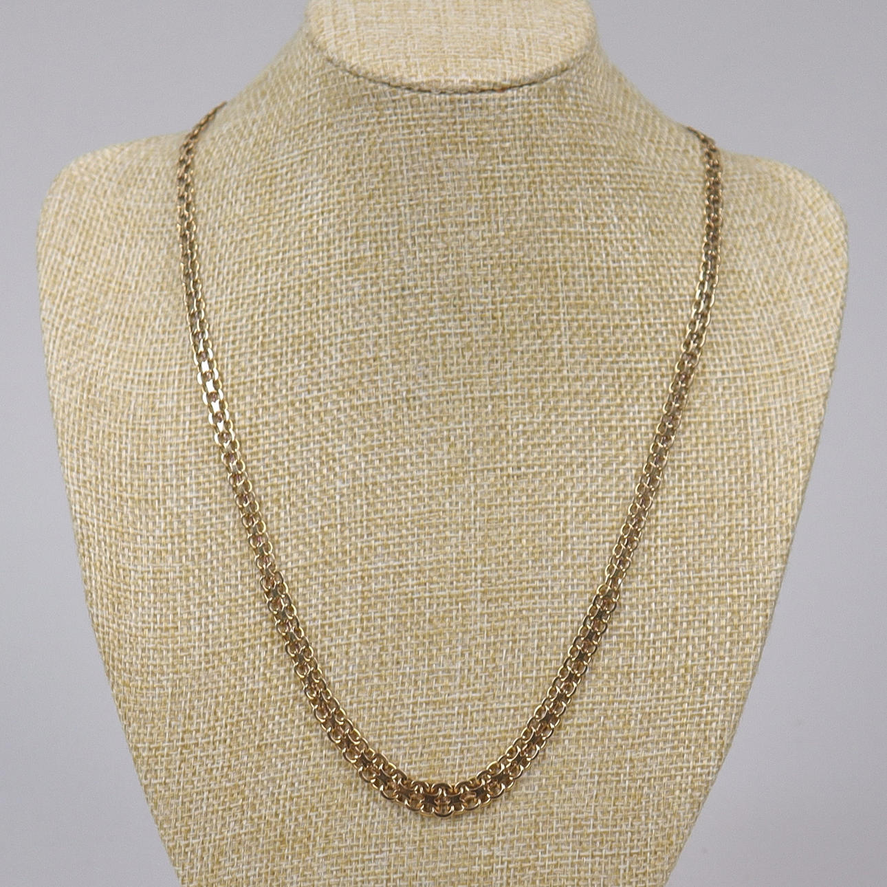 HALSBAND, 18k guld, doserad X-länk.
