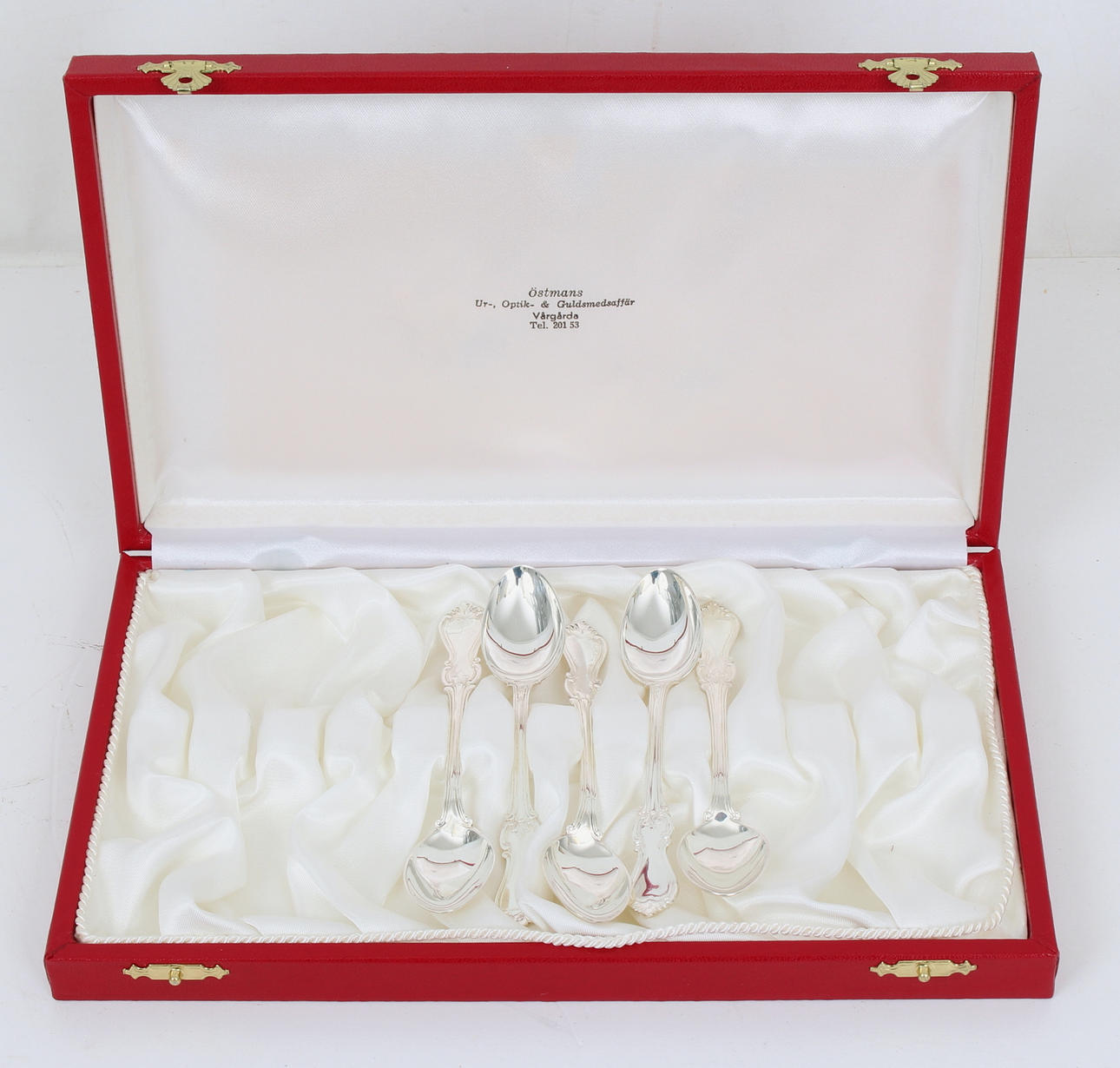 KAFFESKEDAR, 5 st. GAB, silver.