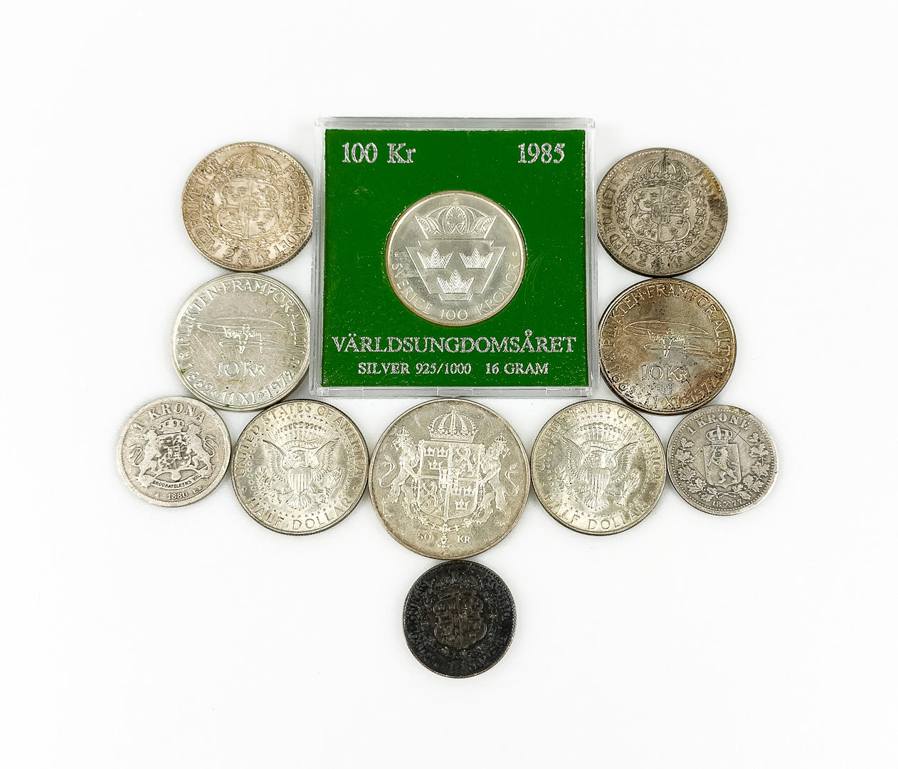 MYNT, 11 st, 80-92,5% Silver.