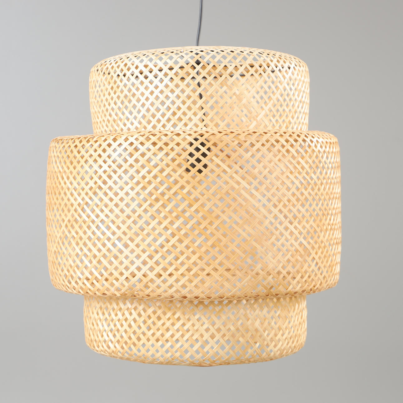 TAKLAMPA, "Sinnerlig", bambu, IKEA.
