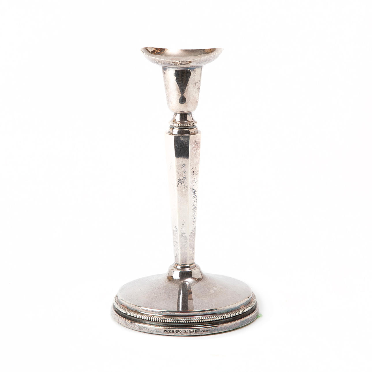 ERIC LÖFMAN. Ljusstake, silver, 1998.