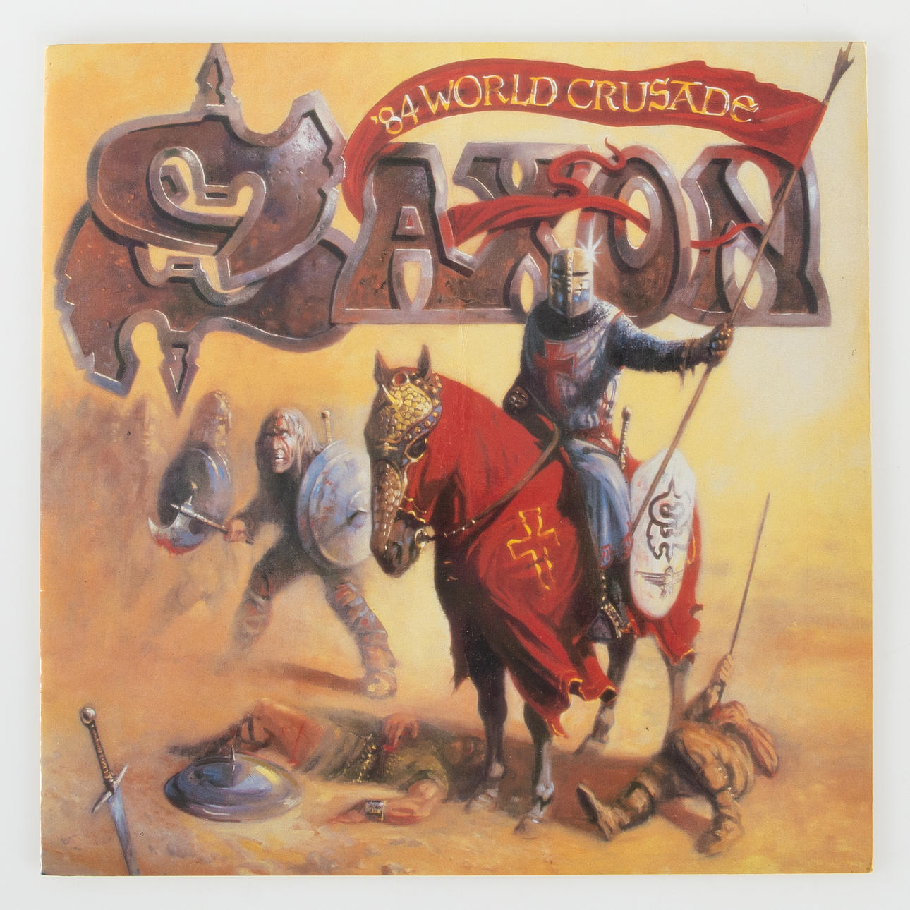 SAXON FOTO/TURNÉPROGRAM ´84 WORLD CRUSADE.