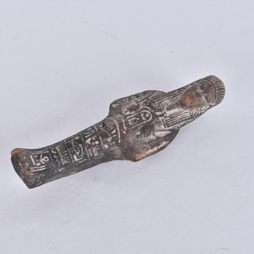 USHABTI, terrakotta, Egypten.