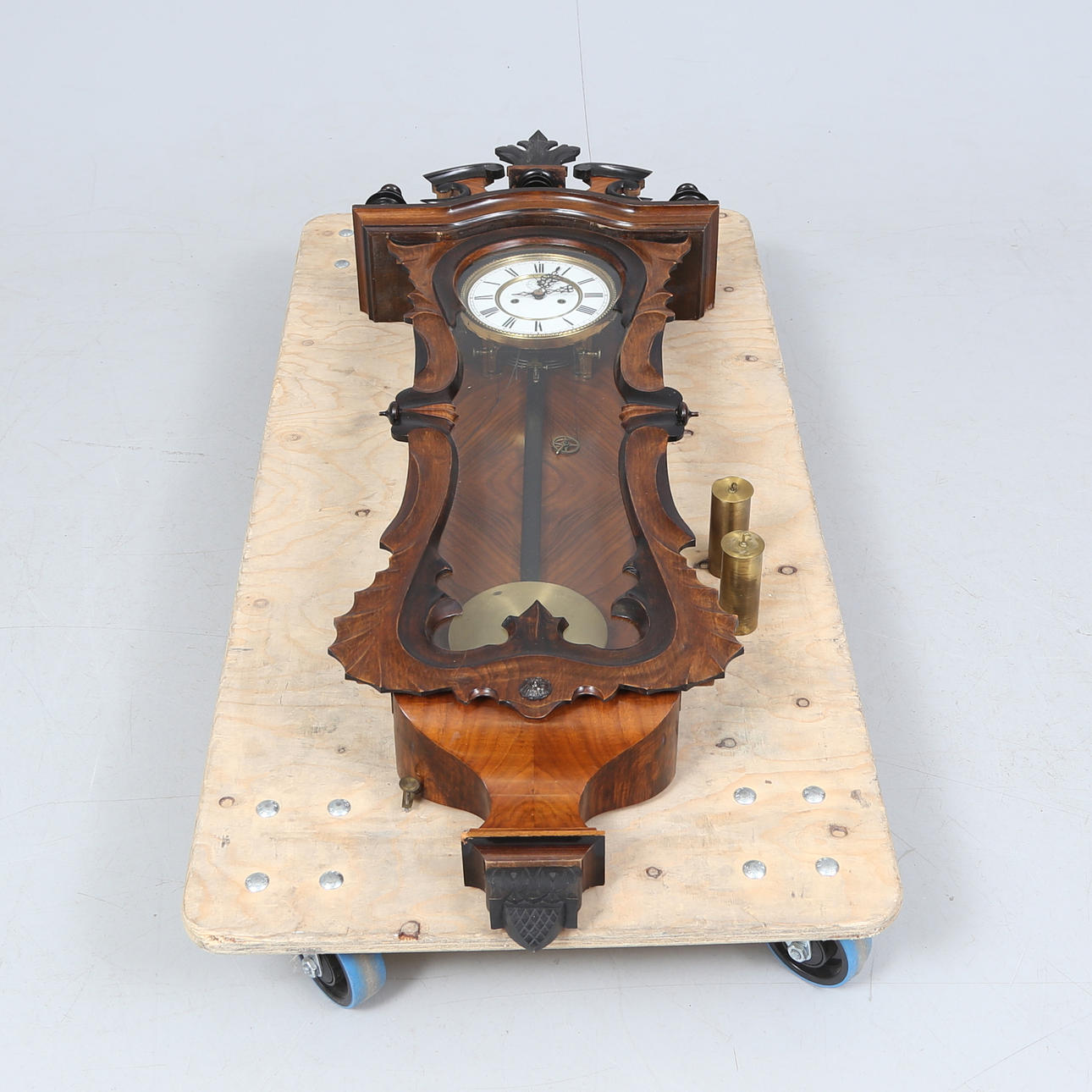 VÄGGUR, lodregulator, 1800/1900-tal.