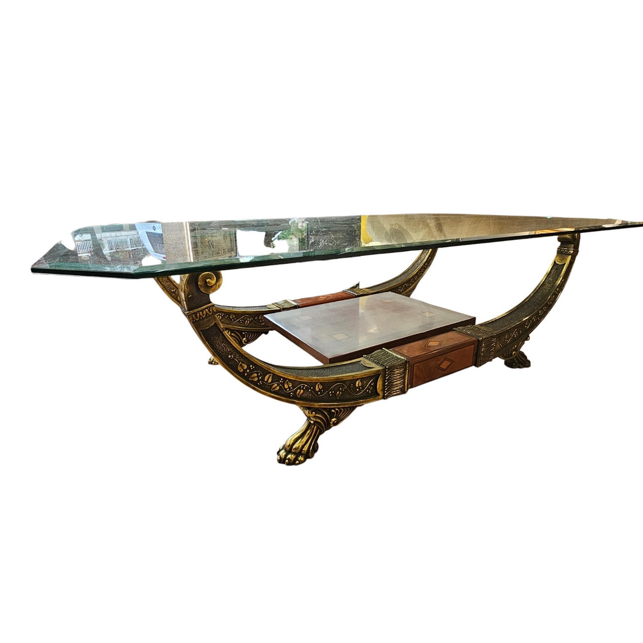 VIDAL GRAU. Coffee table in glass, model Nilo.