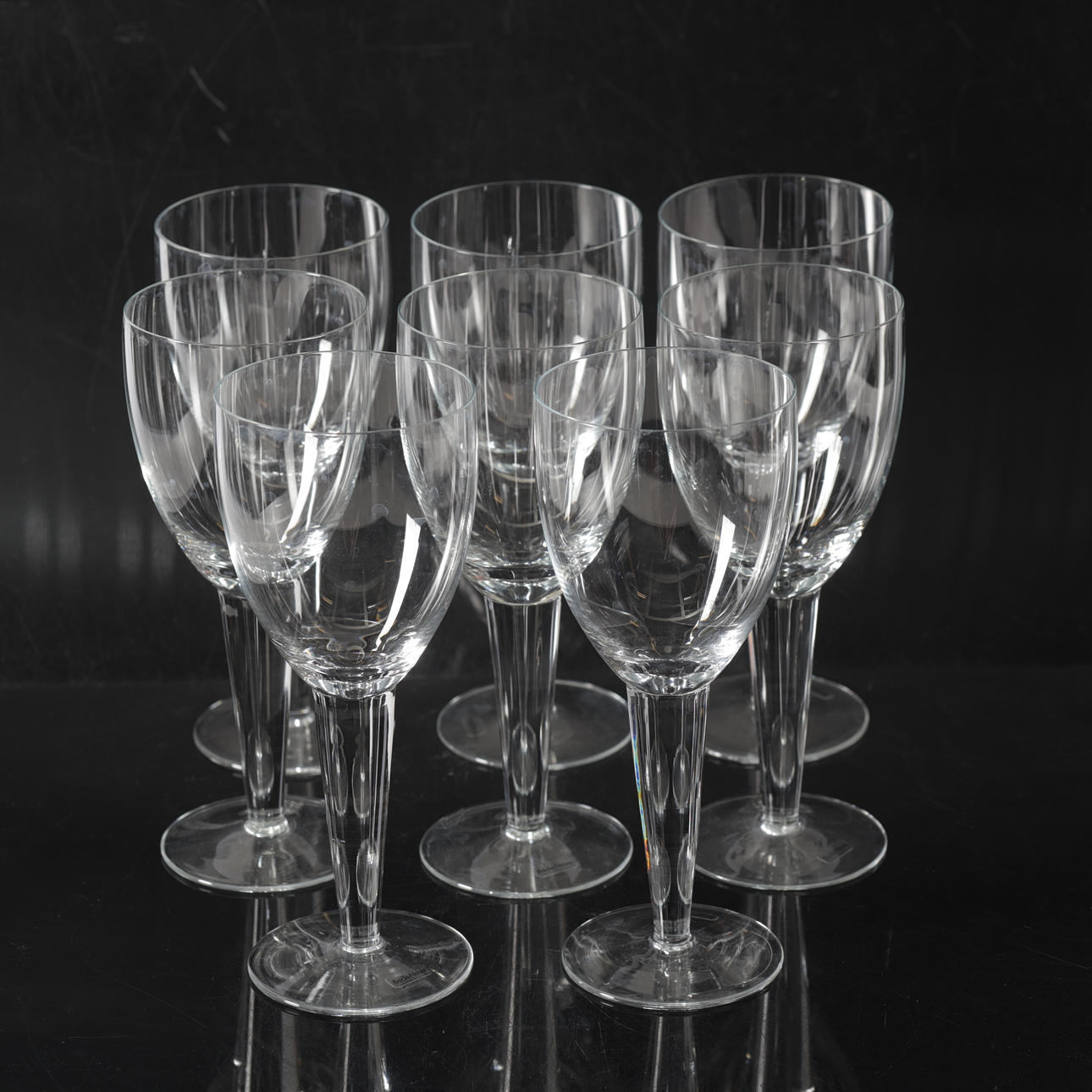 LISELOTTE HENRIKSEN. Vinglas, 8 st. "Select", Boda Nova.