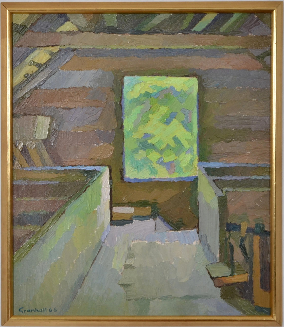 ARNE GRANHALL. Olja på pannå.