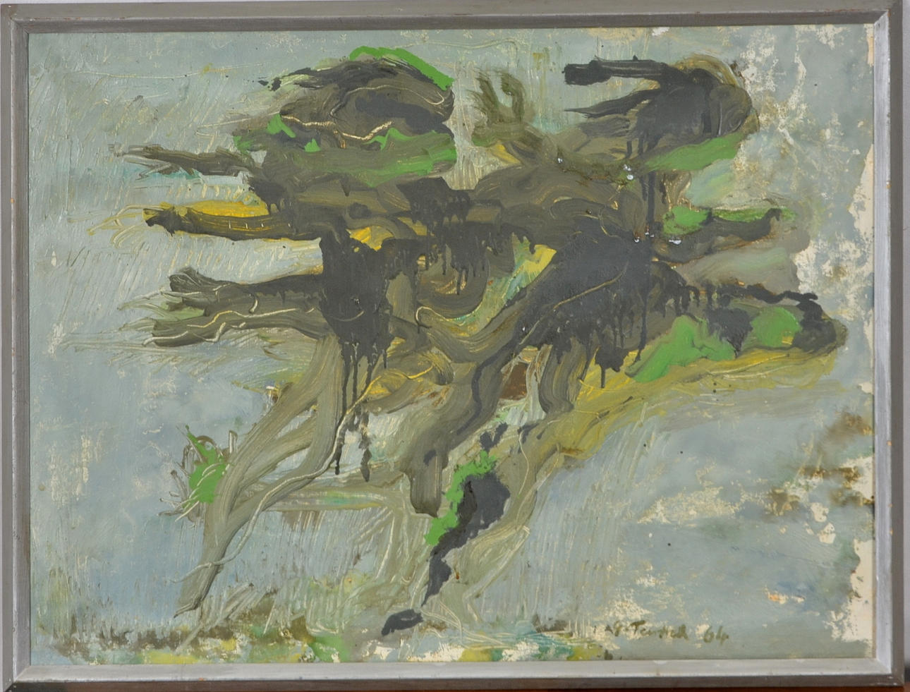 GÜNTER TEUTSCH. Olja på duk.