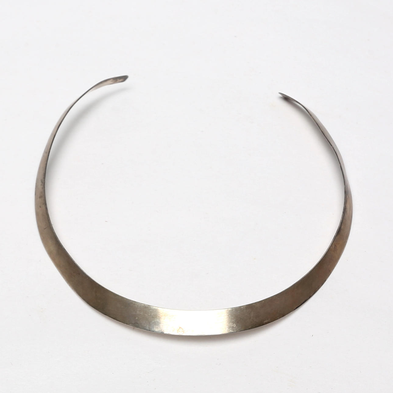 HALSRING, sterlingsilver, stelt.