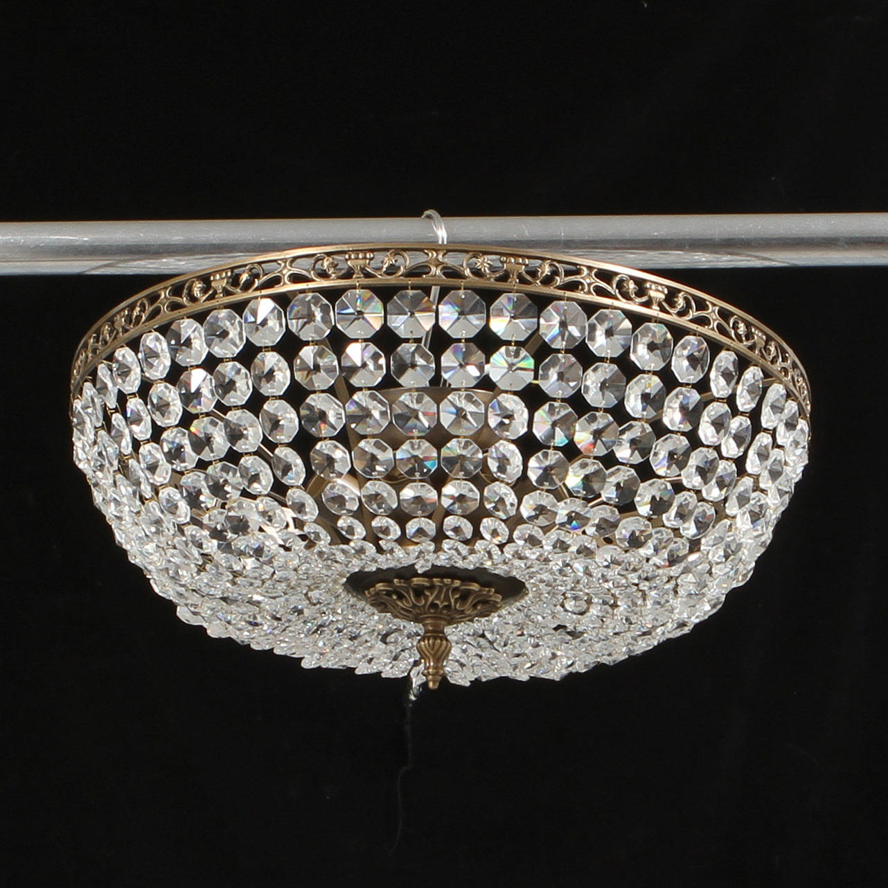 TAKLAMPA, plafond, höjd ca 20 cm. 19/2000-tal.