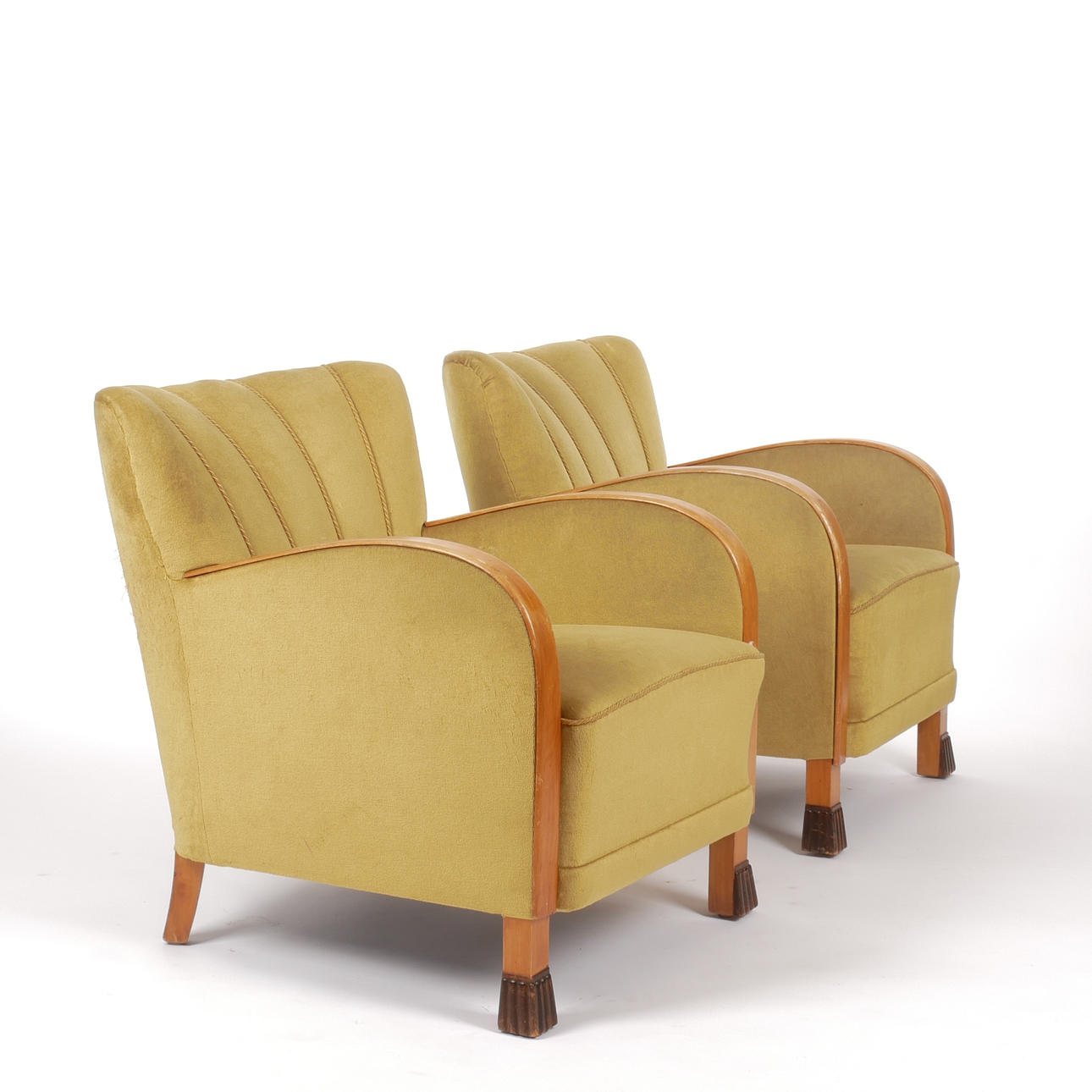 ARMCHAIRS, a pair, Art Deco, 1930s/40s.
