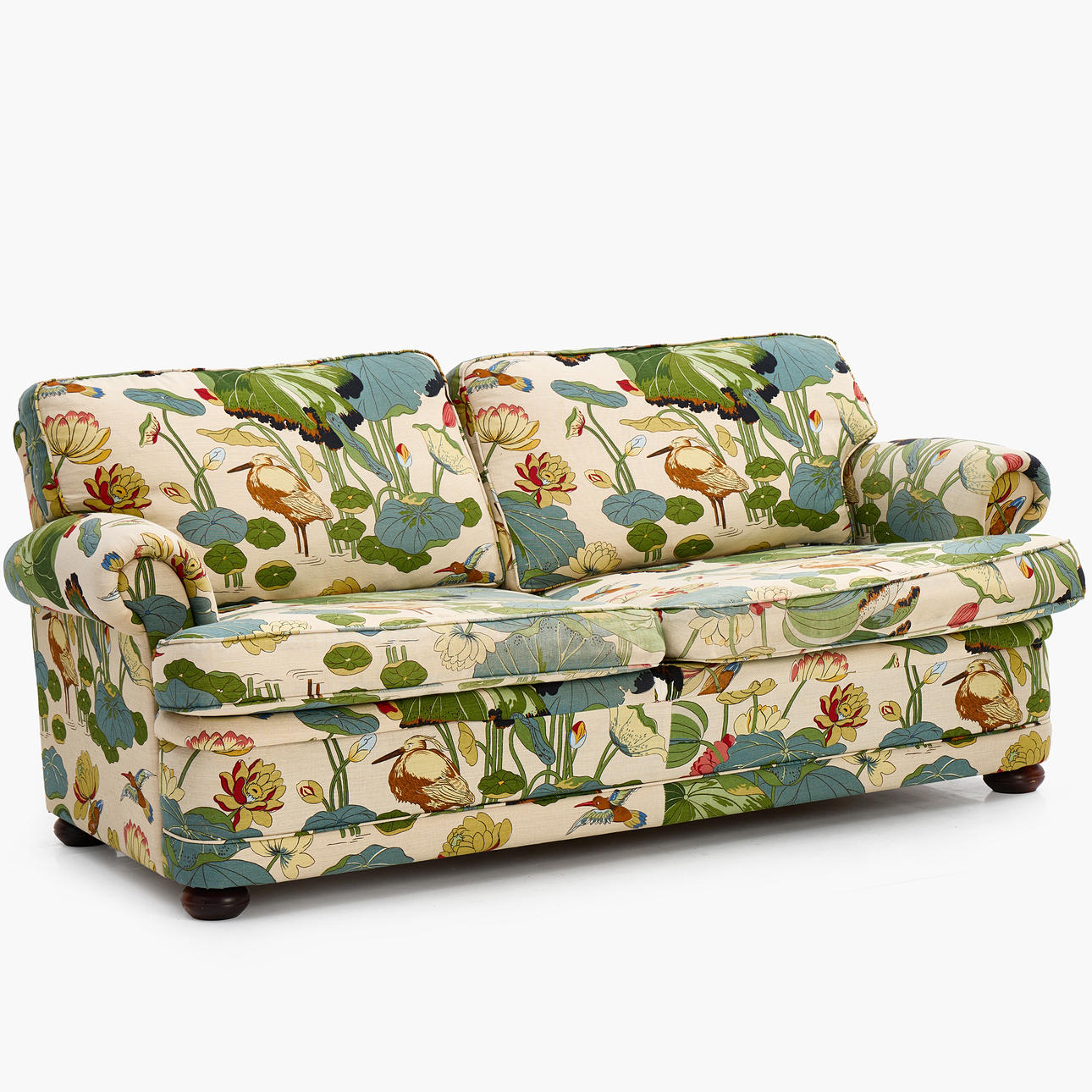 SOFFA, 2-sits, Bröderna Andersson, textil: "Lotus" (GP & J Baker).