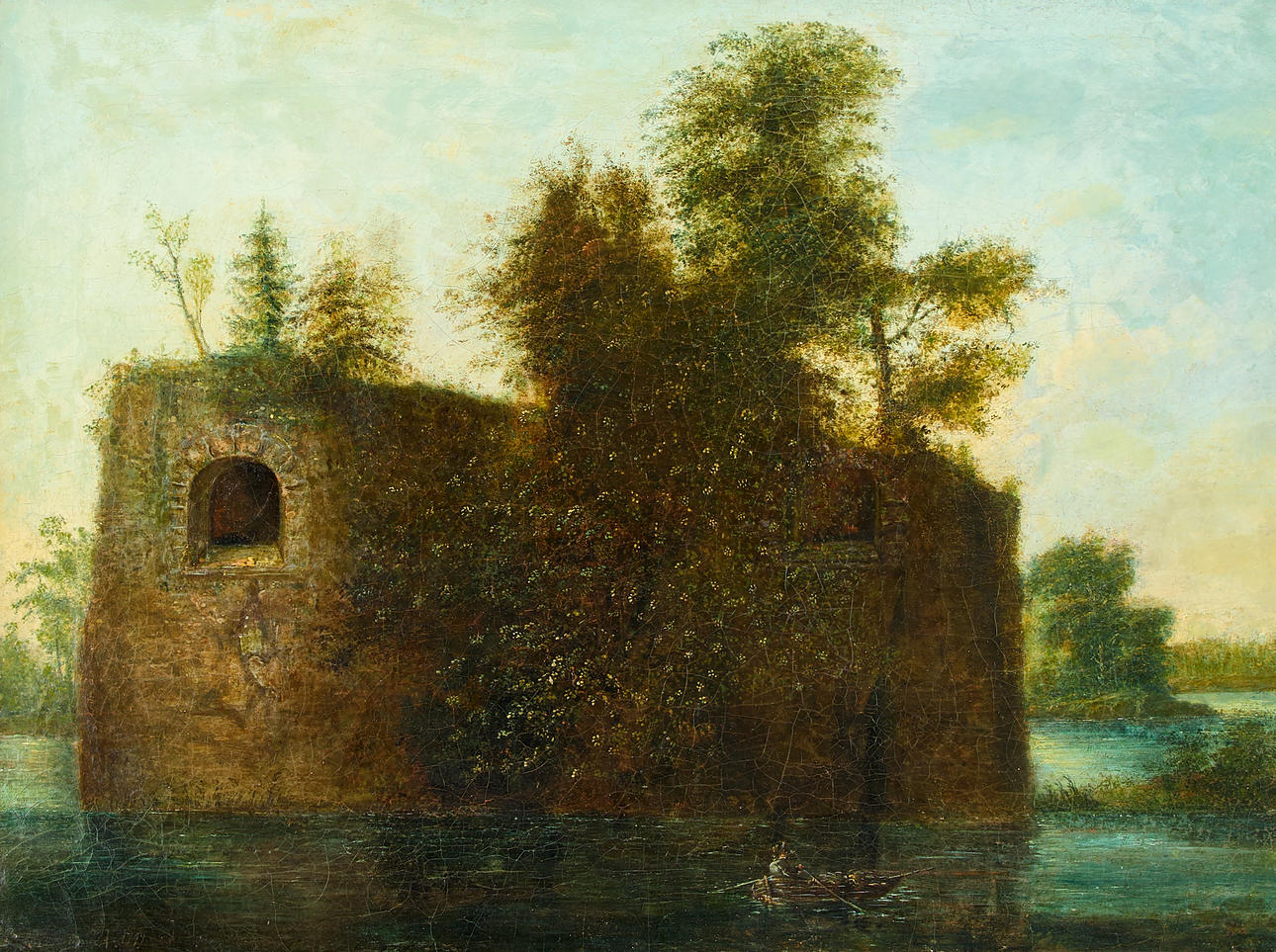 CARL PETER HILLESTRÖM. Borg i landskap.