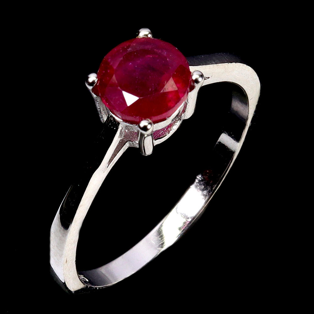 925 SILVER RUBY RING.