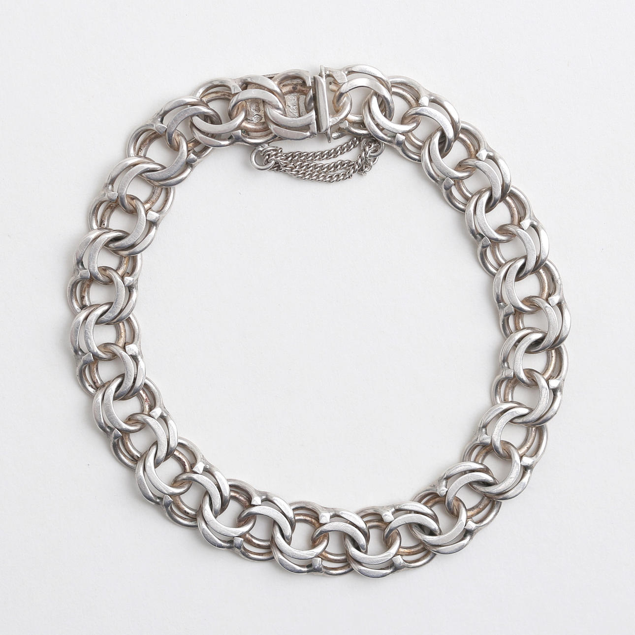ARMLÄNK, bismark, silver, 20 gram.