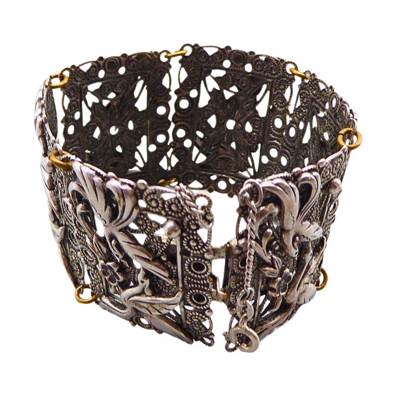 Bracelet with bird design.