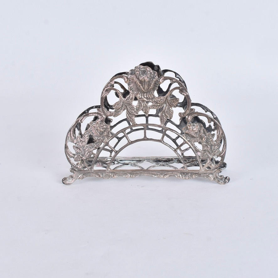 SERVIETTHÅLLARE, silver, Gösta Wessfeldt Malmö.