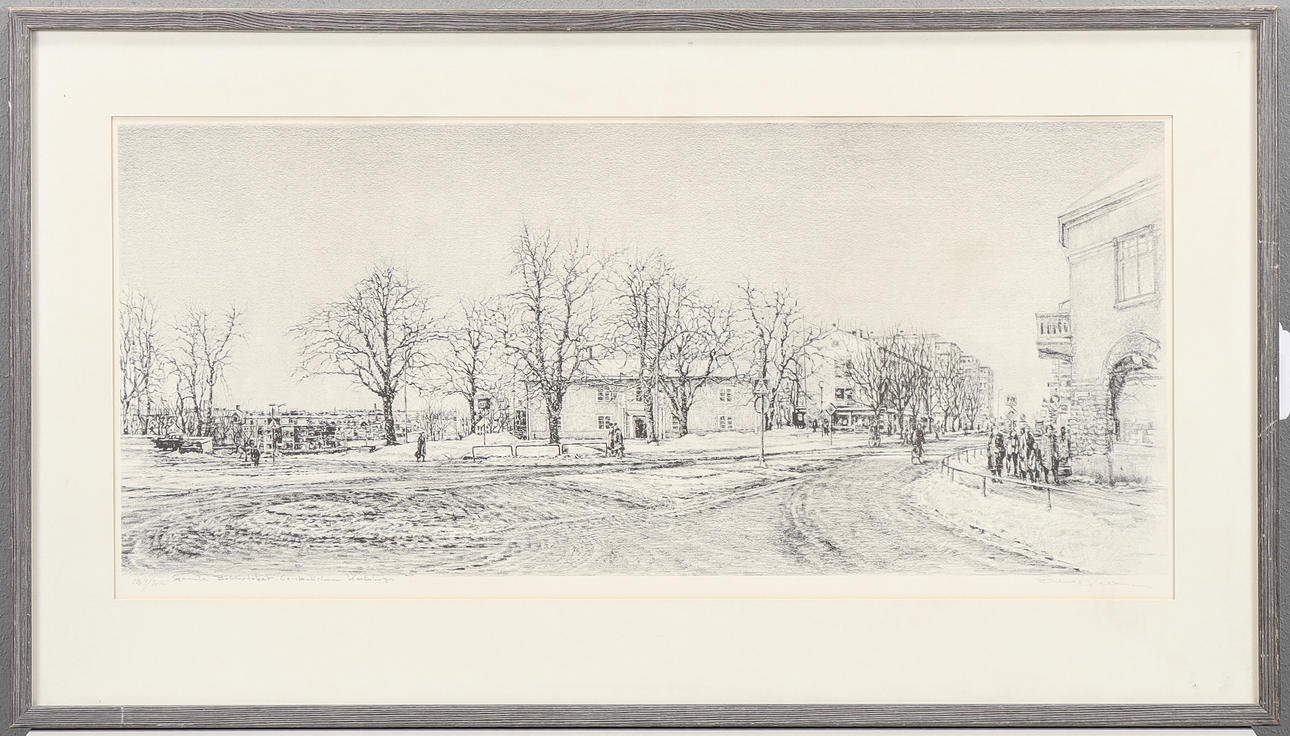 EINAR PERSSON. Litografi 139/200, signerad.