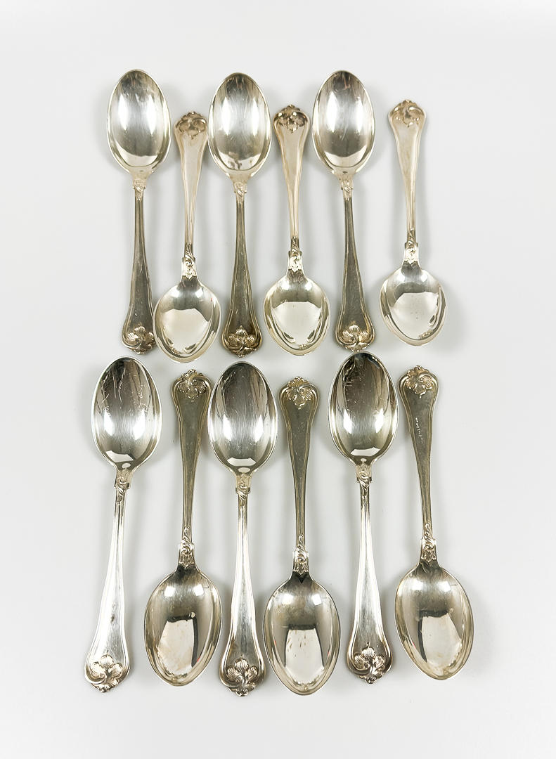 SKEDAR, 12 st, Silver, "Sachsisk modell".