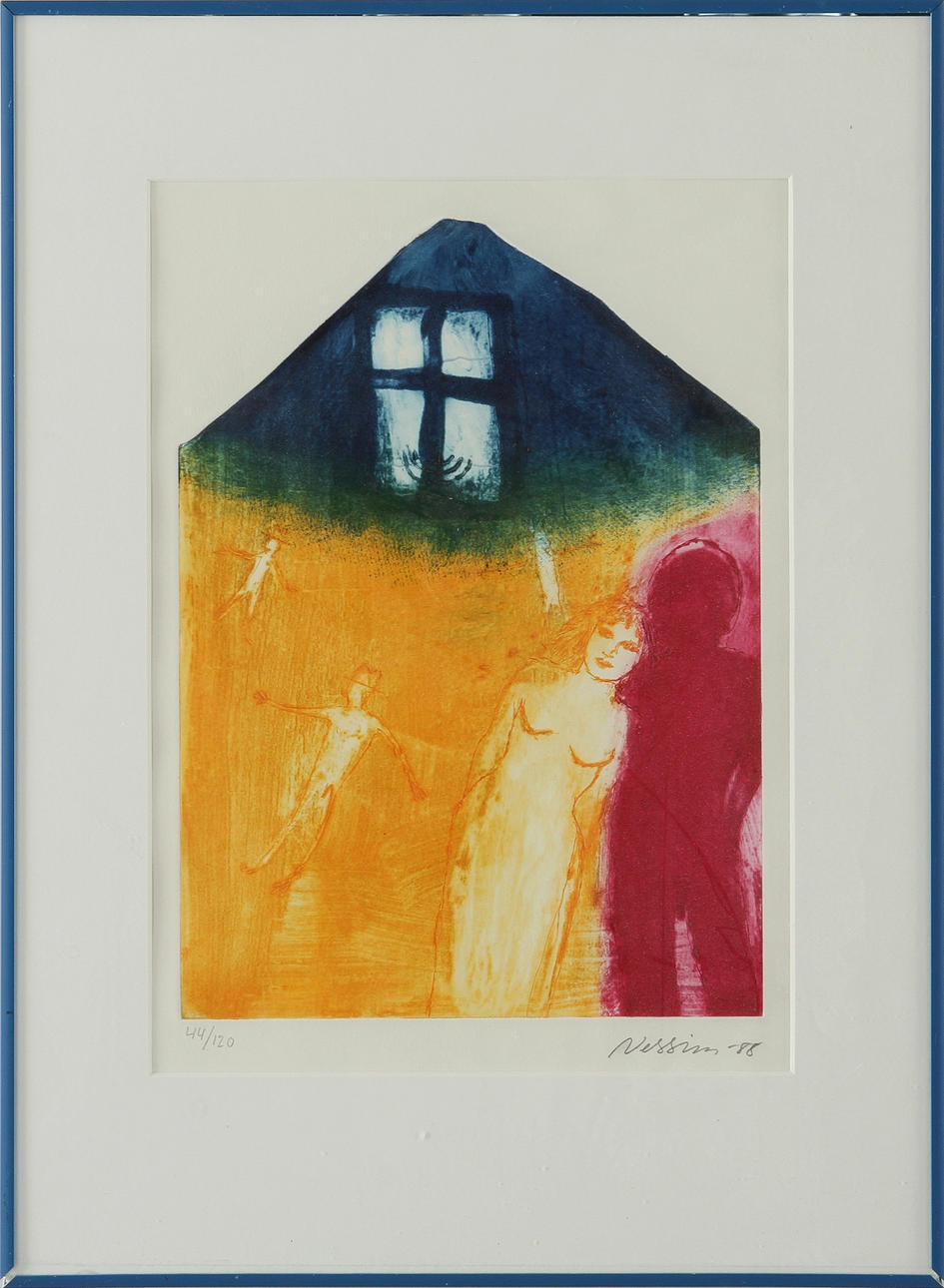 SUZANNE NESSIM. Lithograph, signed, numbered 44/120 and dated - 88.
