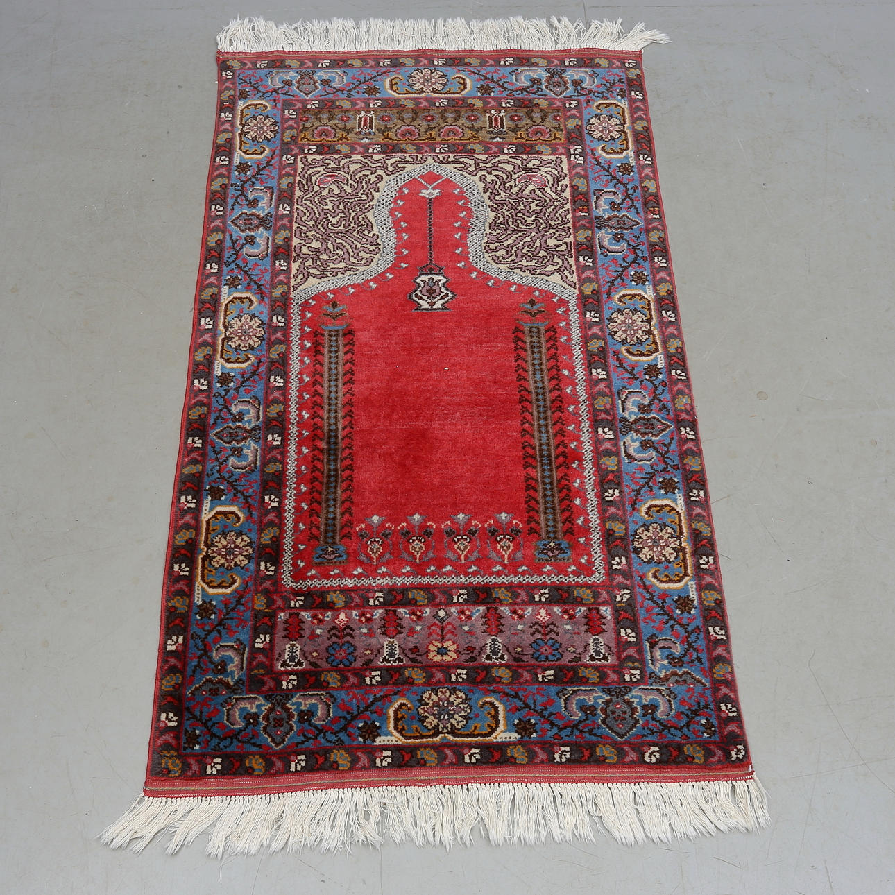 BÖNEMATTA, handknuten, Karistan, Rumänien, 91 x 152 cm.