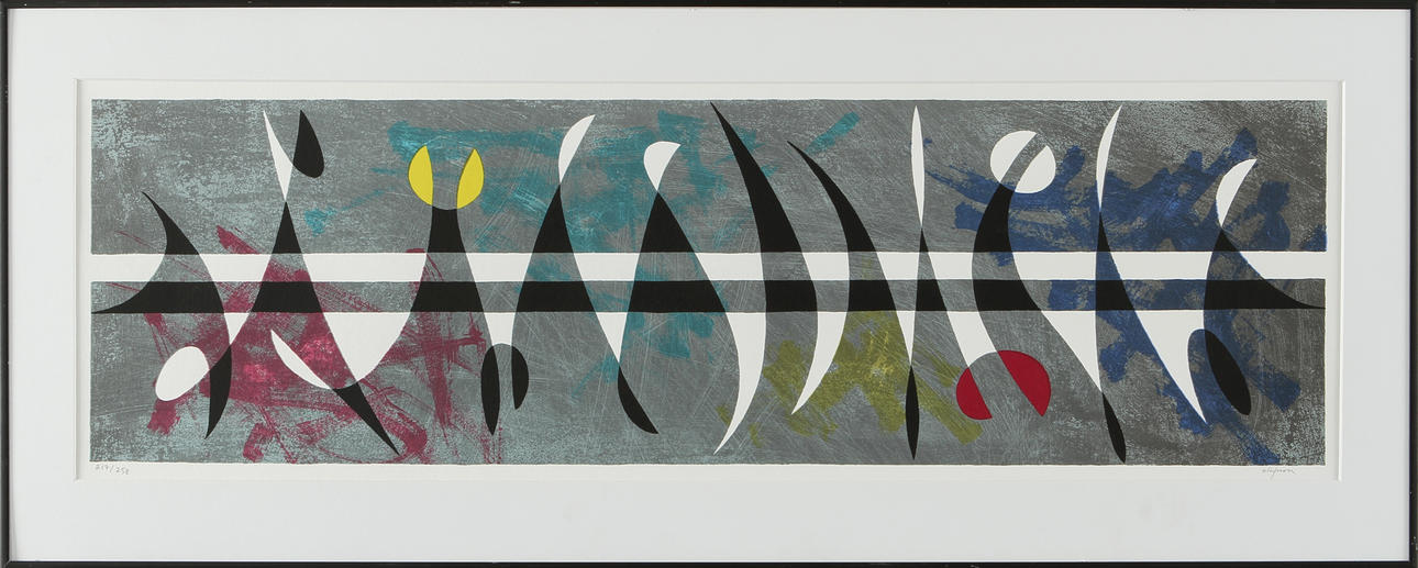 PIERRE OLOFSSON. litografi, signerad och numrerad 217/258.