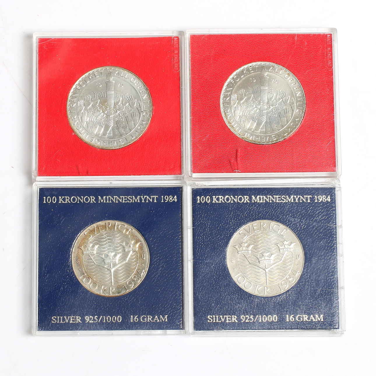 MINNESMYNT, 4 st, silver, 1900-talets andra hälft.