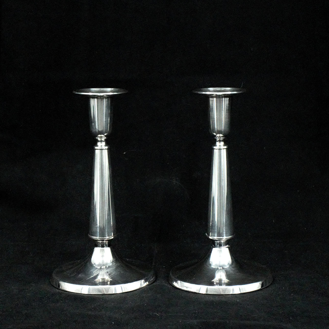 CANDLESTICKS, a pair, silver, Ceson, Gothenburg 1995.