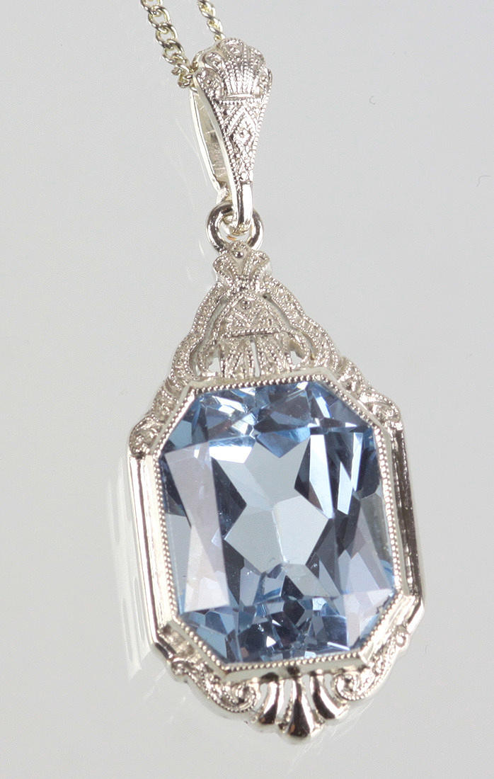 HÄNGE, ART DECO, SILVER 935, OMKRING 1925.