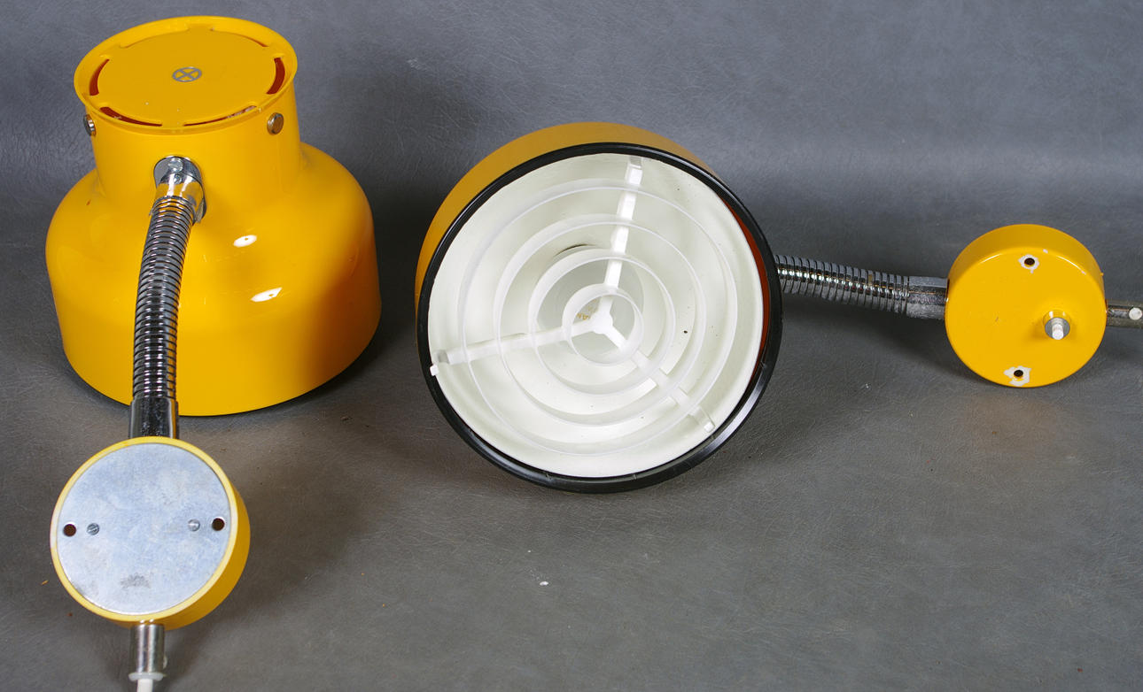 VÄGGLAMPOR, 1 par, Bumling, lackerad plast.