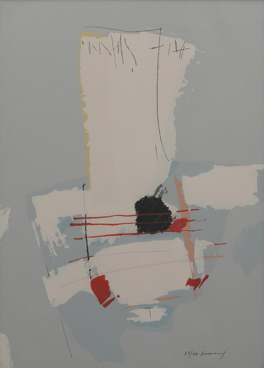 VLADIMIR KAMENDY. Composition, lithograph no. 27/99, signed.