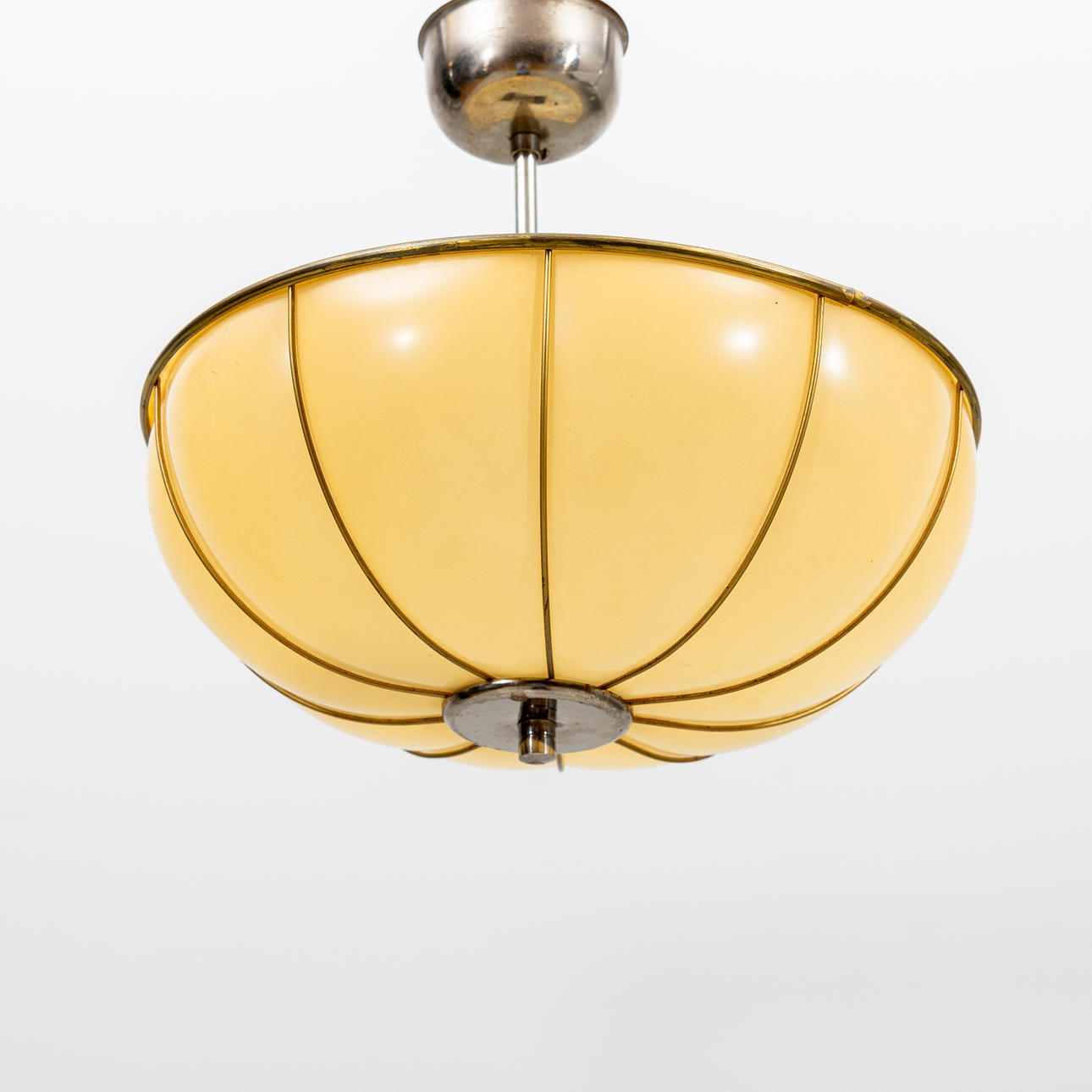 CEILING LIGHT, plastic shade, Swedish Modern, 1940s.