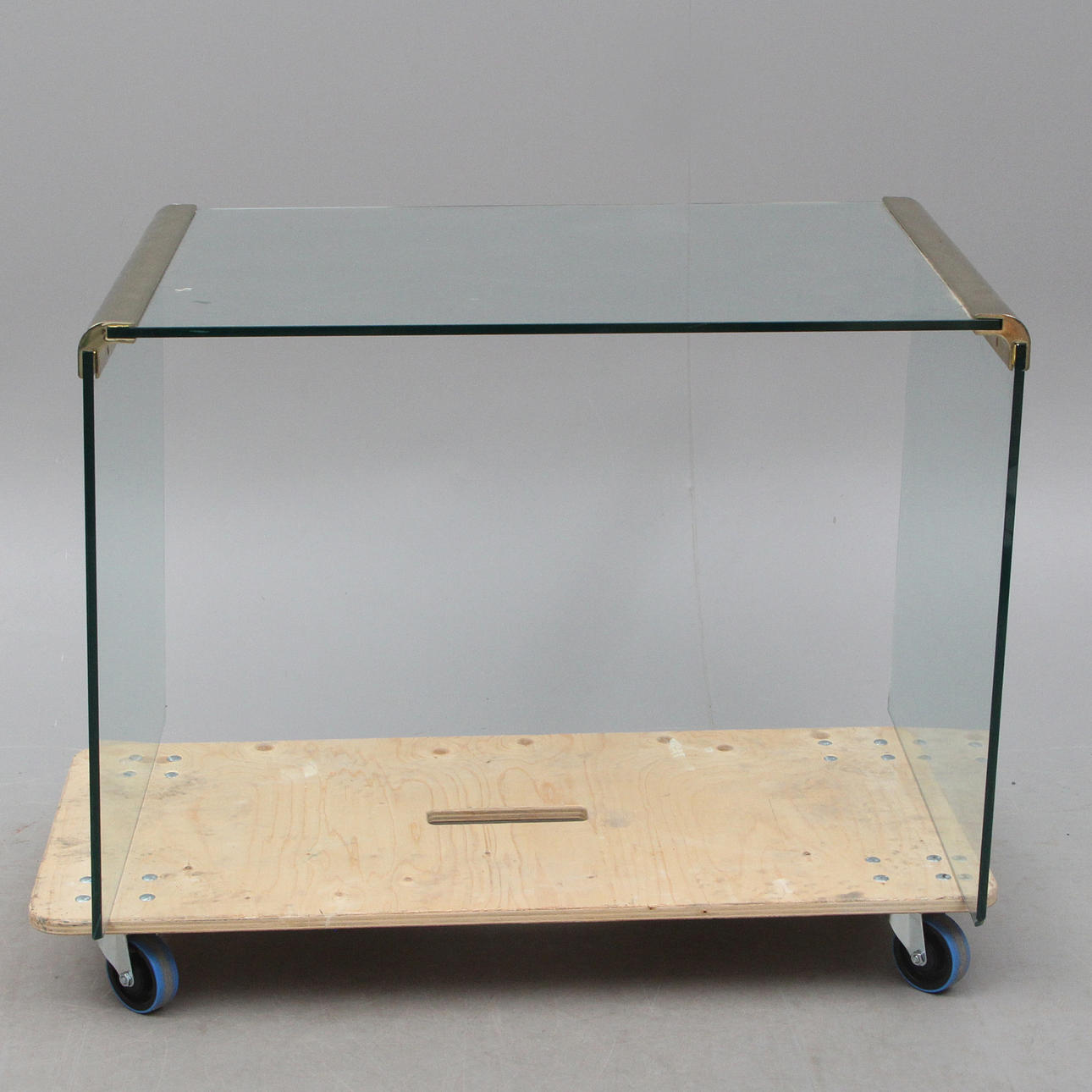 BORD, glas/metall.