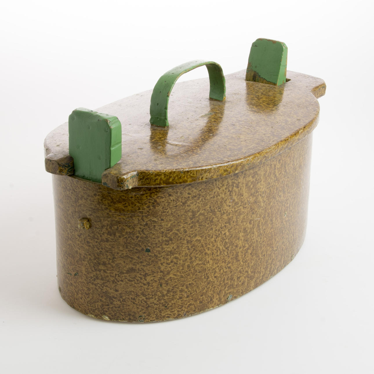 SVEPASK, allmogemålad, 1800-tal.