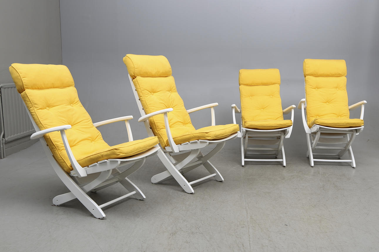 DÄCKSTOLAR, 4 st, Triconfort, Frankrike.