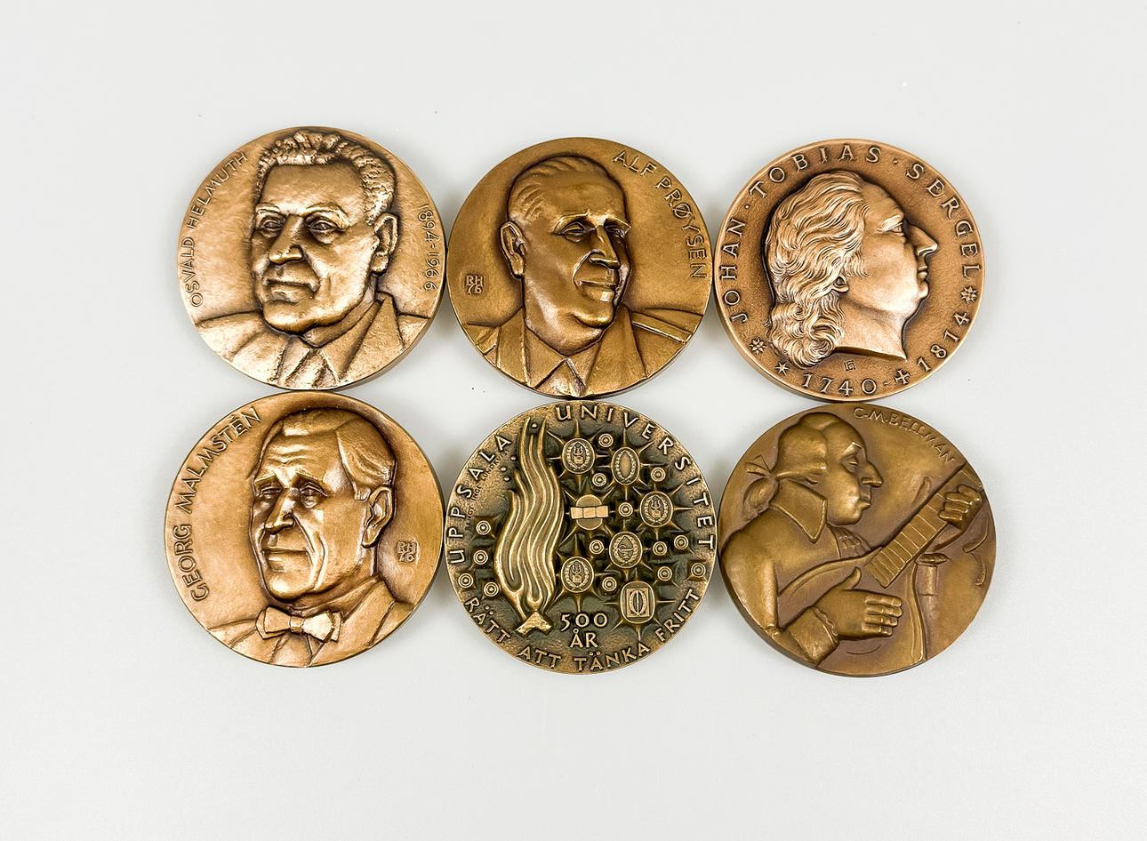 MEDALJER, 6 st, Brons.